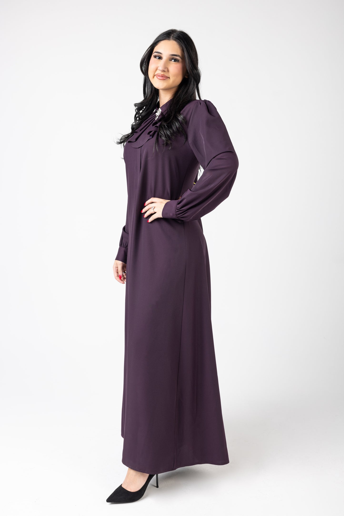 Long Sleeve Party Wear Abaya