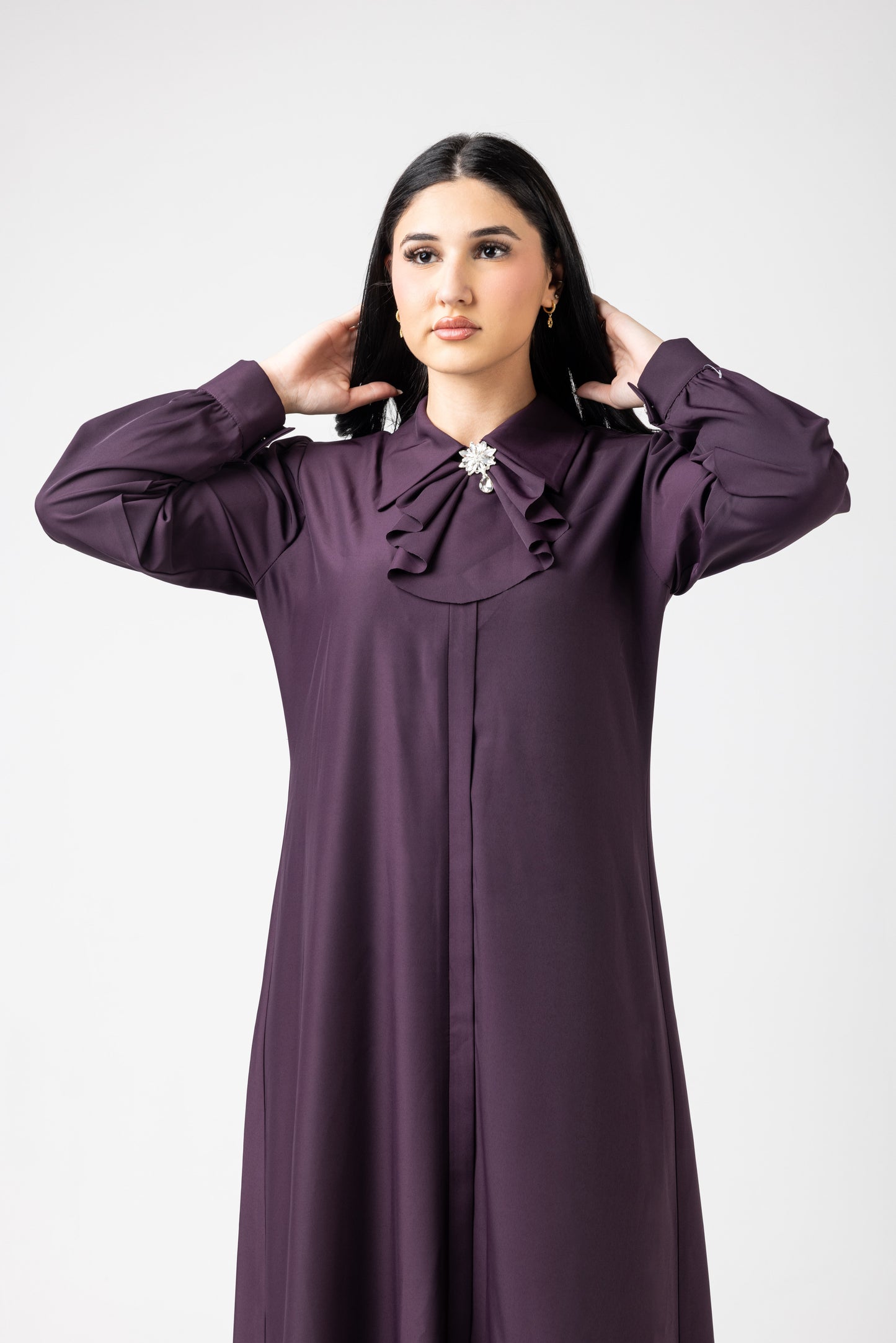 Long Sleeve Party Wear Abaya
