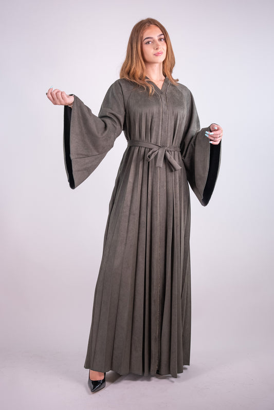 Butterfly Velvet Abaya
