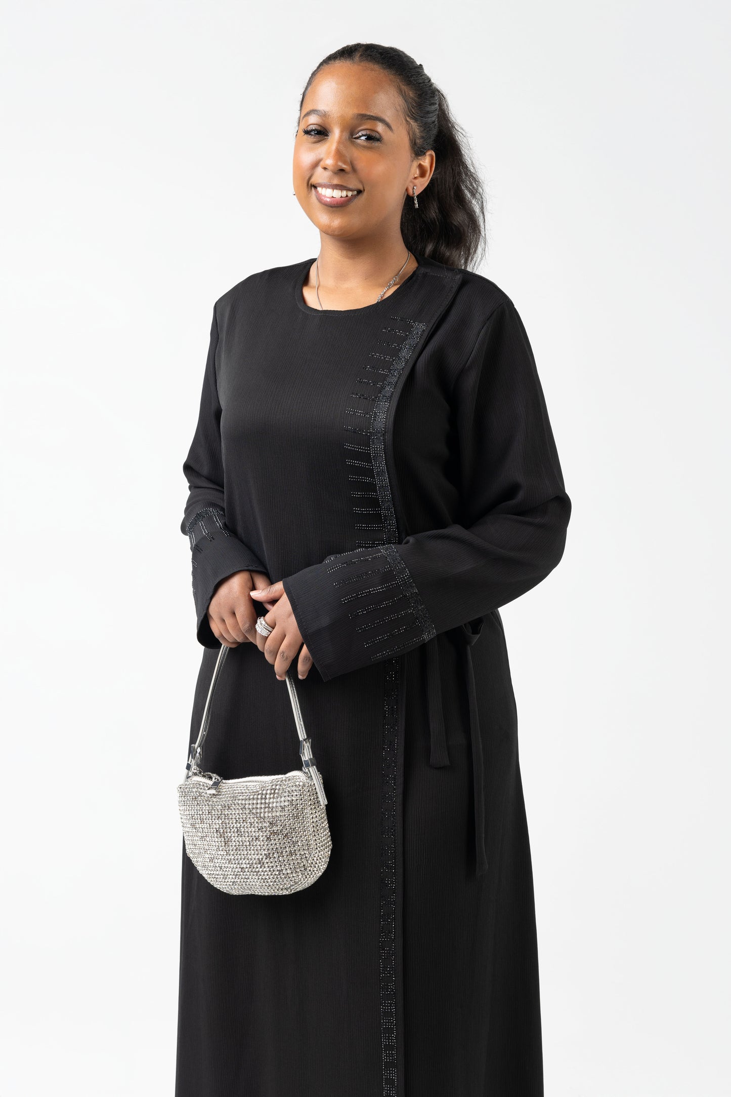hand embellishment Abaya