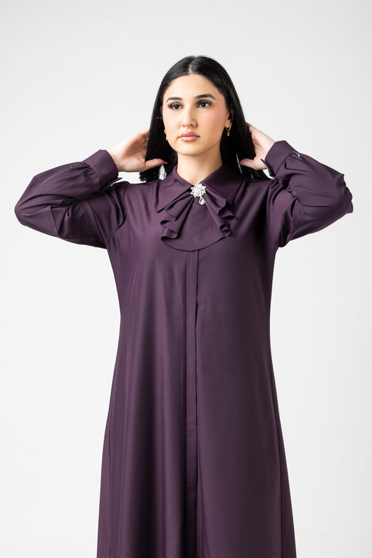 Long Sleeve Party Wear Abaya